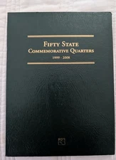 Fifty State Commemorative Quarters Book Completed Set