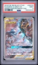 2019 Pokemon Sun & Moon Black Star Promos SM193 Fa/Garchomp & Giratina Gx PSA 9