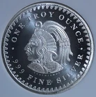 1 oz Silver Round/Medal 2018 Aztec Calendar – Cuauhtemoc Aztec Emperor – GSM