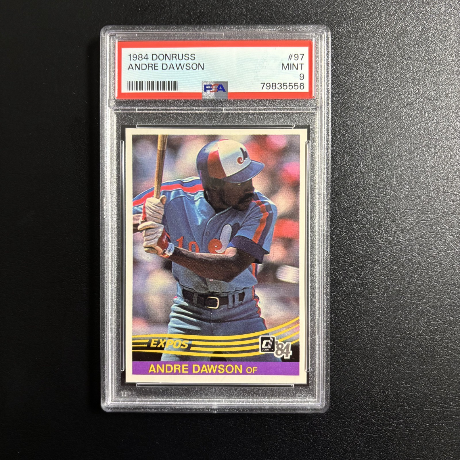 ANDRE DAWSON 1984 DONRUSS #97 • PSA 9 • EXPOS