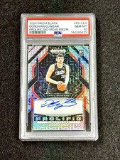 2024 Prizm Black DONOVAN CLINGAN Rookie Prolific Mojo AUTO #/25 RC PSA 10 -POP 1