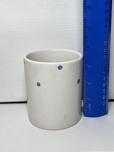 Short Subjects Polka Dot Surprise White Coffee Mug Purple Dog in the Bottom - Picture 8 of 9