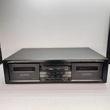 Onkyo TA-RW313 Dual Cassette Tape Deck Recorder High Speed Dubbing Tested-Works