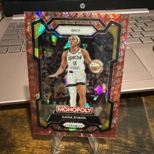 2024 Panini Prizm Monopoly WNBA Free Parking Prizm Dana Evans #55