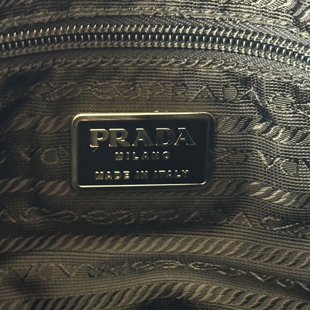 PRADA Nylon Shoulder Bag Triangle Logo Purple Made in Italy Authentic thumbnail 4