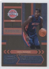2010-11 Playoff Contenders Patches Rookie of the Year Greg Monroe #12 0a1