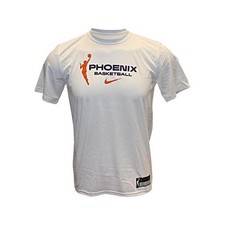 Diana Taurasi Phoenix Mercury White Short Sleeve Warmup Shirt (Size L)