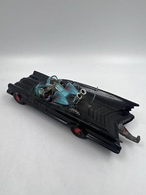 Vintage Corgi Toys Batmobile and Batboat Batman Robin Figures 1:64