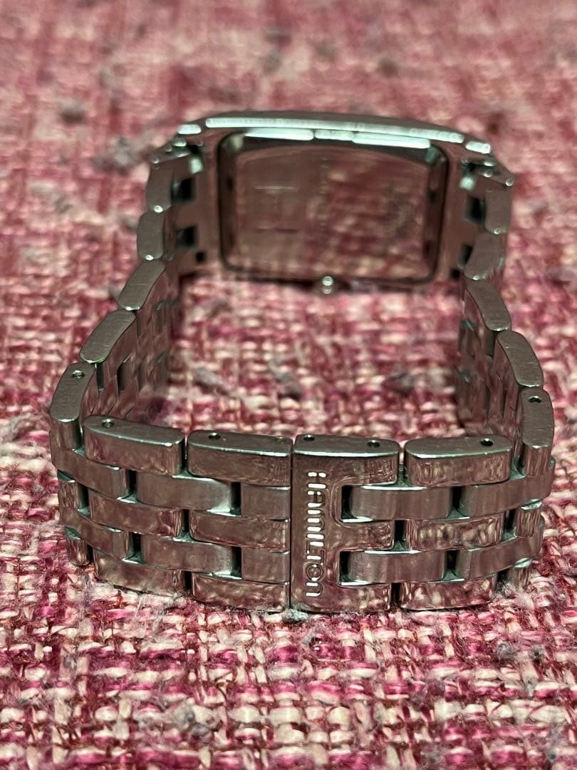 Hamilton Watch Rectangular Analog Cream Dial Stai… - image 3