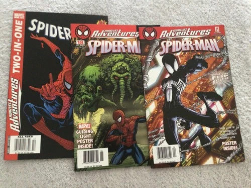 LOT (3) RARE HTF Spider-Man FLIP MAGAZINES ALL NEWSSTAND ALL PICTURED LQQK