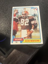 1981 TOPPS OZZIE NEWSOME #435 Cleveland Browns
