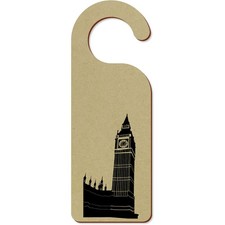 'Big Ben Clock' 200mm x 72mm Door Hanger / Sign (DH00044669)