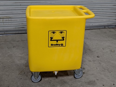 #ad Bradley On Site Waste Cart for Eyewash Station 56 Gallon Capacity S19 399 $251.44