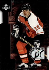 1997-98 Upper Deck Black 2 Diamond Premium Cut John LeClair Philadelphia Flyers