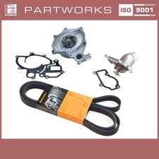 Wasserpumpe Keilriemen Thermostat für PORSCHE 996 Boxster 986 ohne Klima