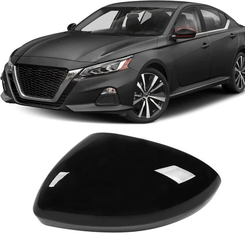 2019-2024 Nissan Altima Left Side Mirror Cover Replacement Glossy Black Cap Trim