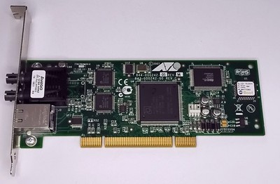 PCI Fast Ethernet Fiber Adapter Allied Telesis AT-2701FTX, RJ-45 & ST, gebraucht