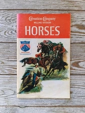 Vintage Carnation Company Milling Division Brochure Guide - How To Feed Horses 