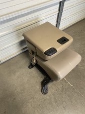 1999-2010 Ford Super Duty Leather Jump Seat Tan Center Console F250 F350 F450