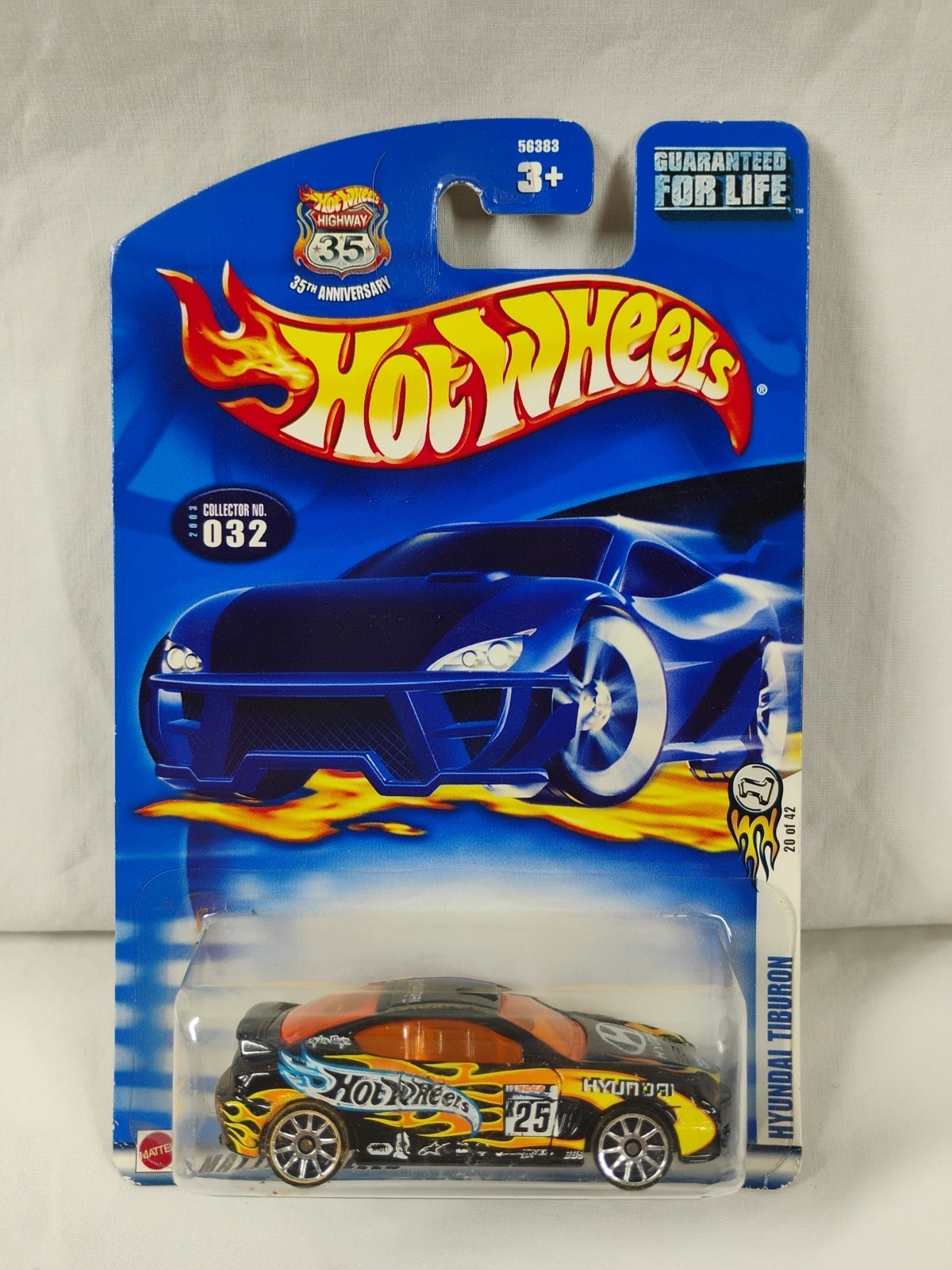 Hot Wheels 2003 #032 Hyundai Tiburon 20/42 35th Anniversary