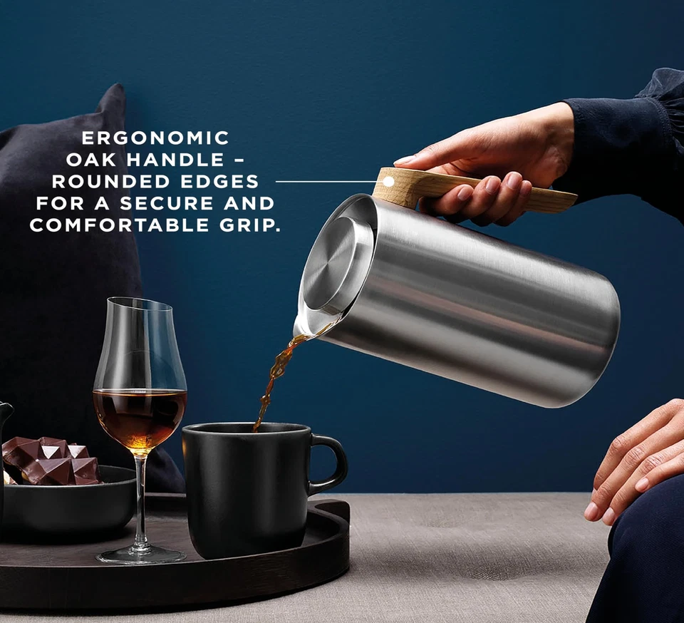 Вакуумный кувшин 1,0 л скандинавская кухня нержавеющая сталь - Изображение 4 из 4