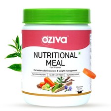 OZiva Nutritional Meal for Women Meal Replacement Shake Chocolate 453 g