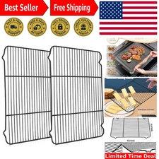 Cooling Baking Rack Pack of 2, Stainless Steel Cooling Racks for Cooking Baki...