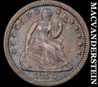 1850 Seated Liberty Half Dime - Scarce  Almost Uncirculated  Semi-key  #J7718