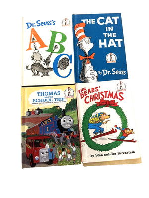 Dr. Seuss Beginner Books Berenstain Bears Thomas Train ABC Hardcovers Lot Of 4