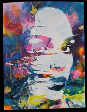 JM ROBERT Sérigraphie Handfinish Signée +sticker banksy,shepard fairey,vhils