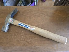 Vaughan Straight Claw 999 20oz USA Wood Handle Smooth Face Hammer
