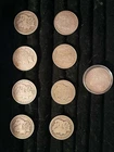 Morgan Silver Dollars And Peace Silver Dollars Lot Of (9)