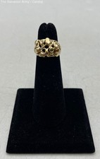 14K Yellow Gold Fine Jewelry Polished Band Ring Size 3.75 6.46g