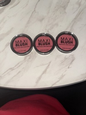 3 pack Rimmel Maxi Blush Powder Blush New In Packaging 0.31 oz 003 - Wild Card