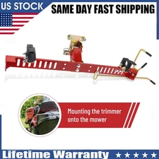 Lawn Mower Trimmer Rack For Zero Turn Lawn Mower, Secures Trimmer to Lawnmower