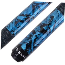 58 inch Hand-Painted Series 2-Piece Billiard Pool Cue Stick with 21oz Blue