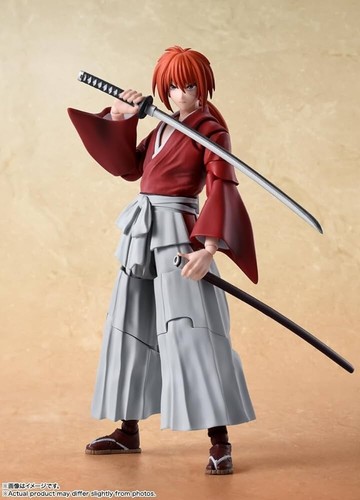 Bandai S.H.Figuarts Rurouni Kenshin Himura Kenshin Action Figure UK - Picture 2 of 5