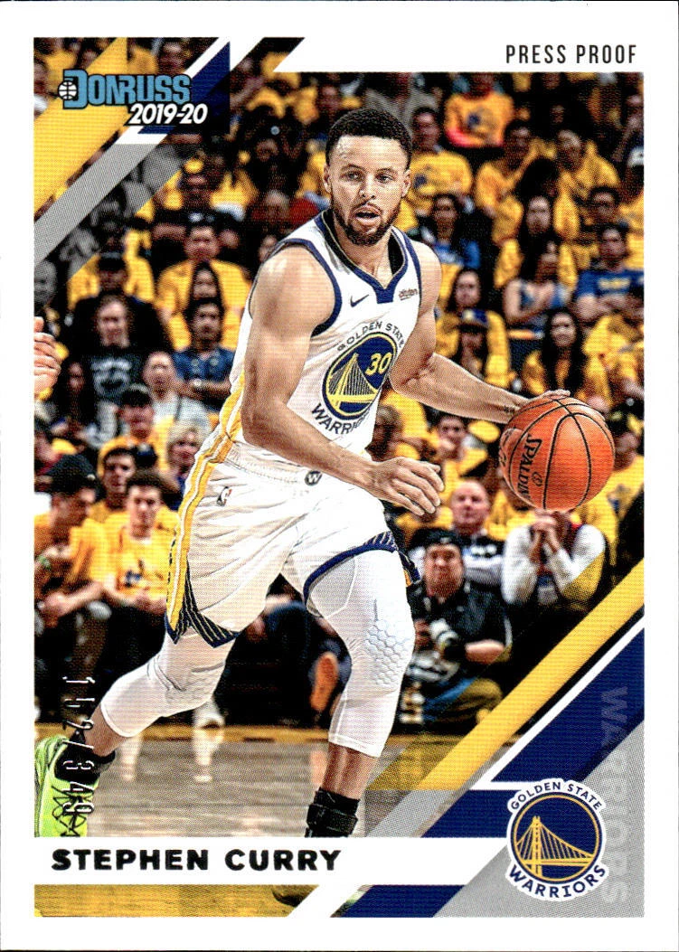 2019-20 Donruss #64 Stephen Curry Press Proof Silver #/349