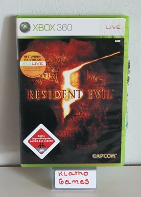 XBox 360 Resident Evil 5 OVP+Anleitung  B2249