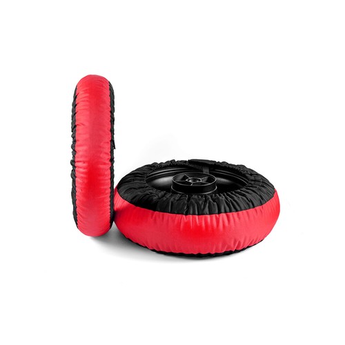 Digital Motorcycle Digital Tire Warmer Set 120 / 200 Front and Rear Race Red 17" - Picture 4 of 7