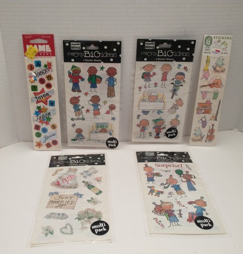 39 Assorted Sticker Pack Sheets Mrs Grossman's Manbi Minis Stickopotomus Myer - Foto 3 di 6