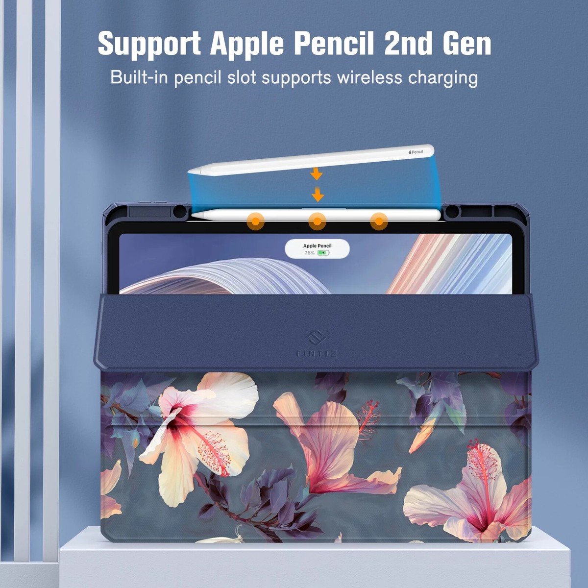 iPad Pro 12.9 inch 2021 5th Generation Case with Pencil Holder