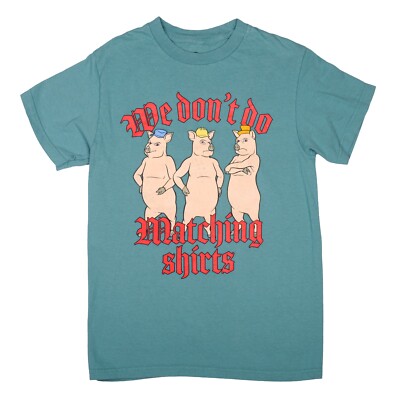 RARE! Shrek Universal Studios 3 Three Little Pigs T-Shirt Adult Size Small Tee