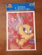 *NEW* Looney Tunes Tweety Bird - Loot Bags - Treat Party Sacks (8 Bags)