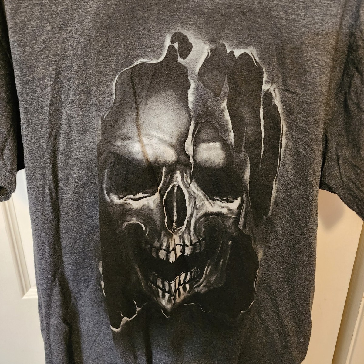 ◆24SS WKNDRS SKULL T-SHIRT/2色◆ Men's unique Skull T Shirt SZ LG | eBay