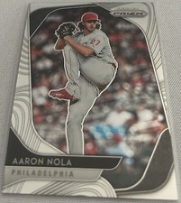 2019 Panini Prizm Baseball Aaron Nola Philadelphia Phillies Brilliance base card