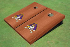 East Carolina University Solid Rosewood Cornhole Boards
