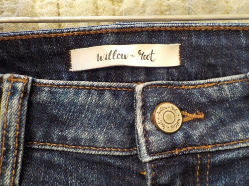 Willow & Root Jeans Womens size 30 Darker distressed blue jeans everyday jeans - 第 3/12 張圖片