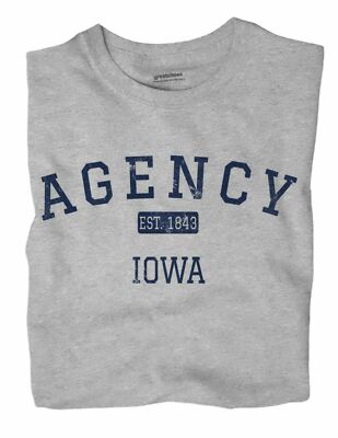 Agency Iowa IA T-Shirt EST