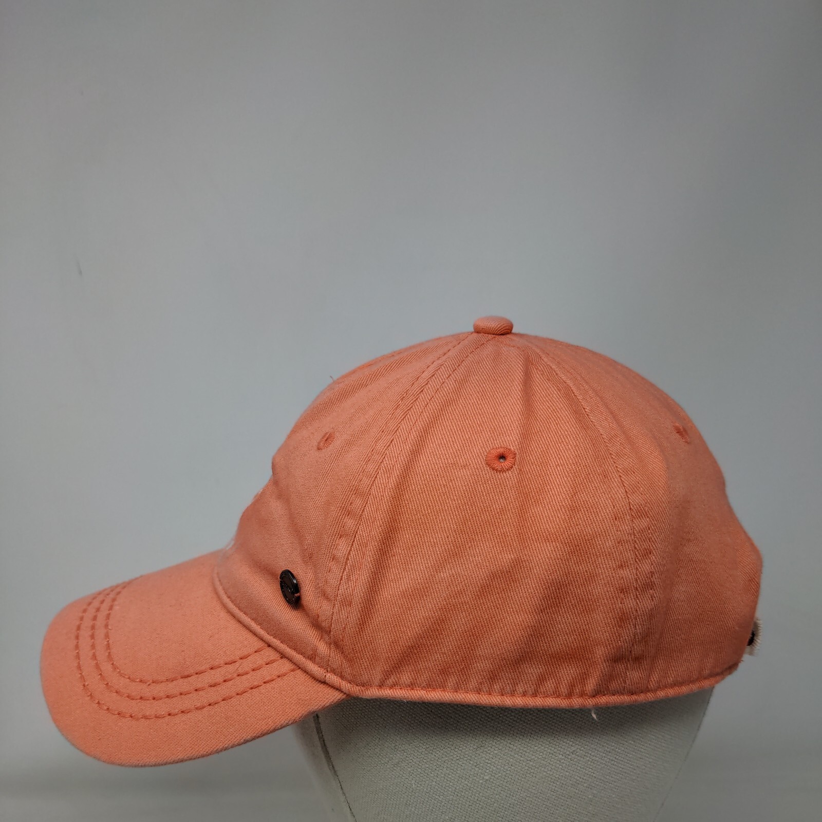 ROXY Strapback Hat Orange One Size Adjustable Emb… - image 3